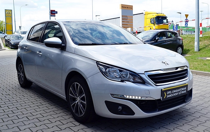 Peugeot 308 cena 32900 przebieg: 130700, rok produkcji 2015 z Strumień małe 79